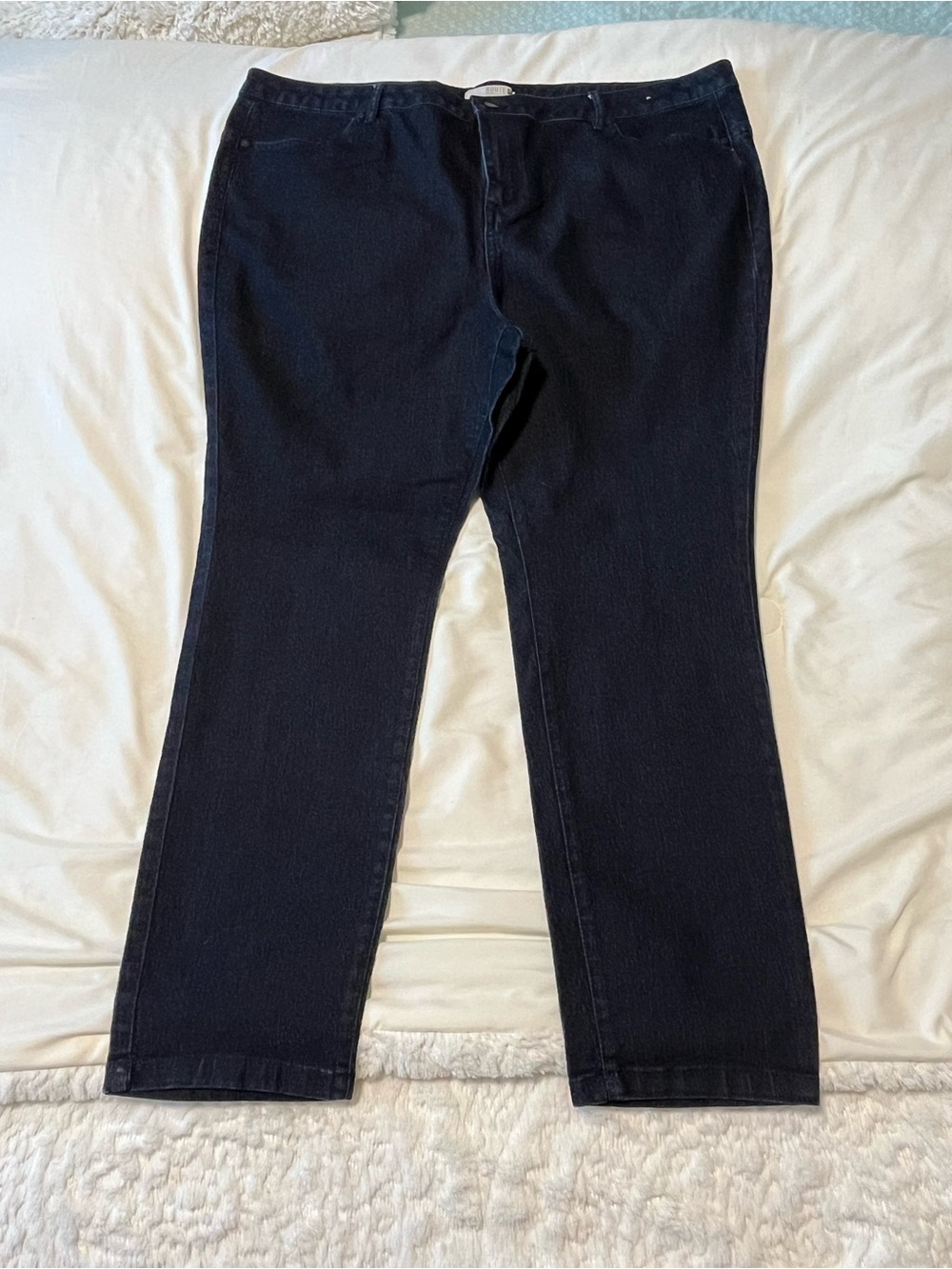 Route 66 Women's Dark Navy Straight-Leg Jeans Size 36